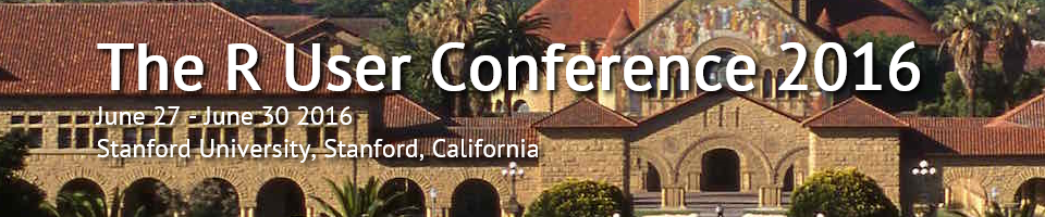 R User Conference 2016 Banner