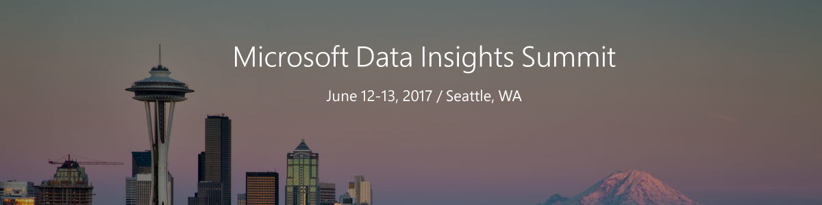 Microsoft Data Insights Summit Header