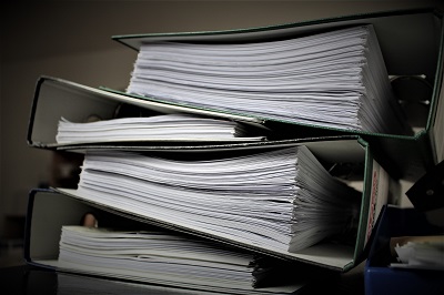 Pile of text documents